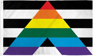 Gay Straight Alliance Waterproof Flag